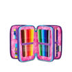 Picture of SEVEN 3 ZIPPER PINK FUSION PENCIL CASE